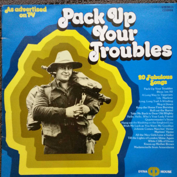 Various, Billy Weston, Combined University Singers : Pack Up Your Troubles (LP, Album)