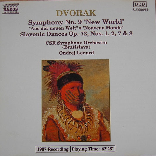 Antonín Dvořák / Slovak Radio Symphony Orchestra - Ondrej Lenárd : Symphony No. 9 "New World" - Slavonic Dances Op. 72, Nos. 1, 2, 7 & 8 (CD, Comp)