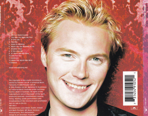 Ronan Keating : Ronan (CD, Album)