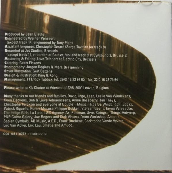 K's Choice : Paradise In Me (CD, Album)