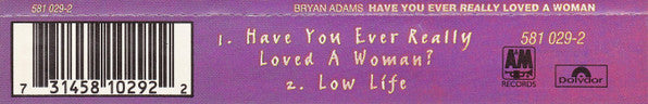 Bryan Adams : Have You Ever Really Loved A Woman? (CD, Single)