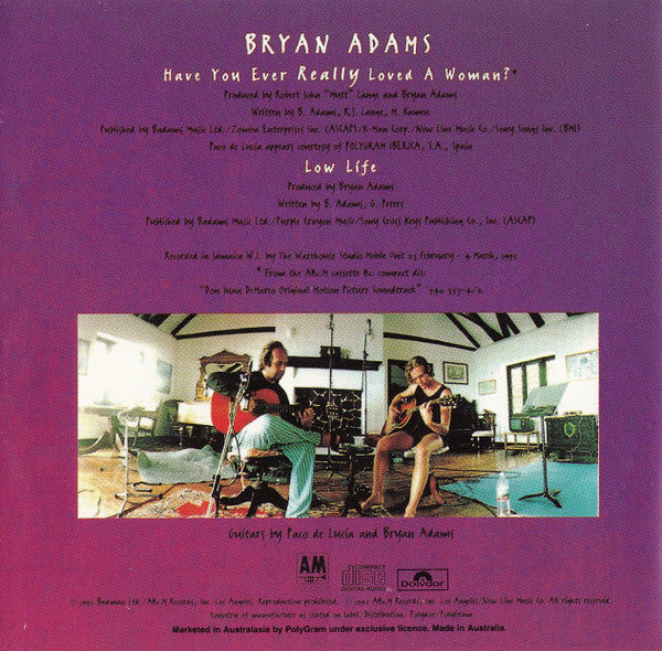 Bryan Adams : Have You Ever Really Loved A Woman? (CD, Single)