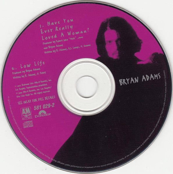 Bryan Adams : Have You Ever Really Loved A Woman? (CD, Single)