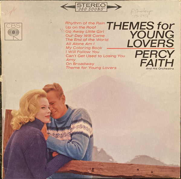 Percy Faith And His Orchestra* : Themes For Young Lovers (LP, Album)