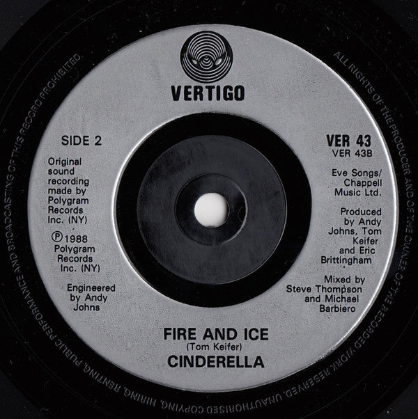 Cinderella (3) : Don't Know What You Got (Till It's Gone) (7", Single, Sil)