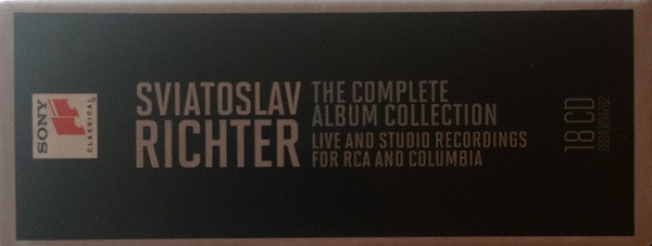 Sviatoslav Richter : The Complete Album Collection / Live And Studio Recordings For RCA And Columbia (18xCD, Mono, RM + Box, Comp)