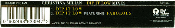 Christina Milian : Dip It Low (Mixes) (CD, Single)