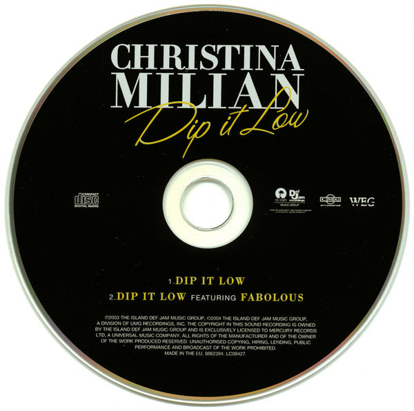 Christina Milian : Dip It Low (Mixes) (CD, Single)