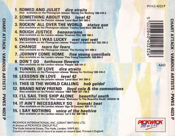 Various Artists* : Chart Attack (CD, Comp)