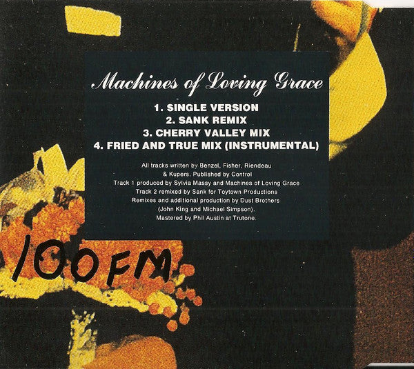 Machines Of Loving Grace : Richest Junkie Still Alive (CD, Maxi)