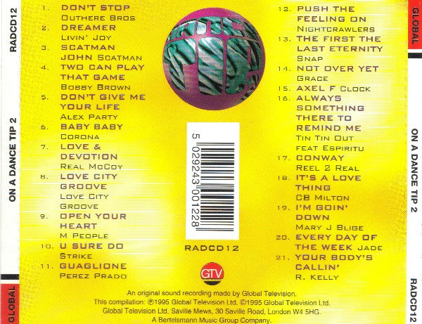 Various : On A Dance Tip 2 (CD, Comp)