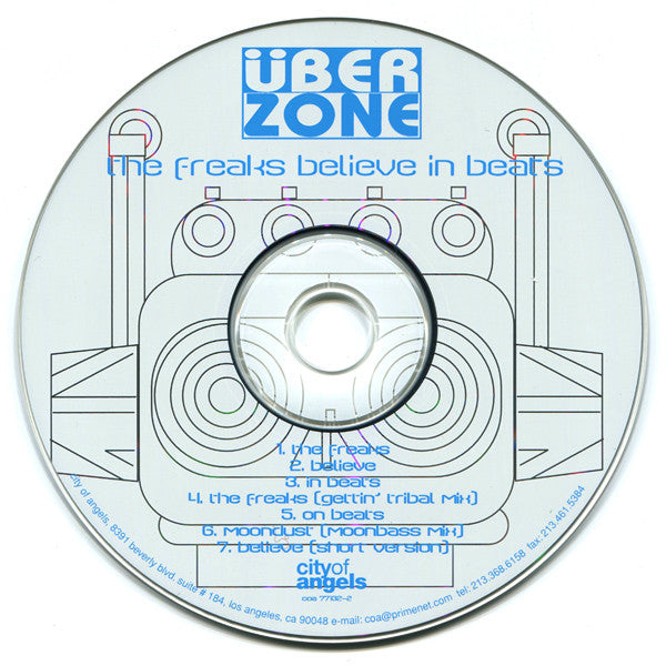 Überzone : The Freaks Believe In Beats (CD, Maxi, Ltd)