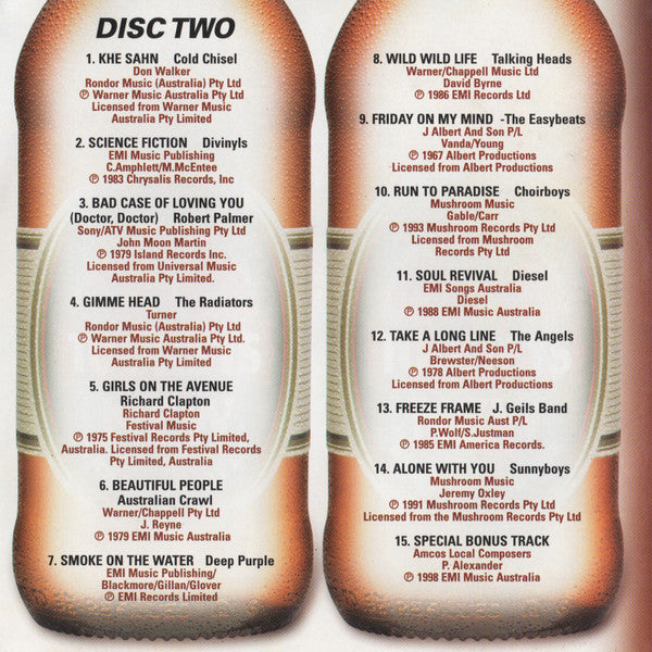 Various : The World's Best Ever Beer Songs 2 (2xCD, Comp)