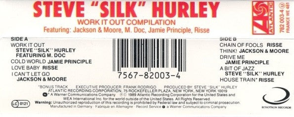 Steve "Silk" Hurley : Work It Out Compilation (Cass, Comp)