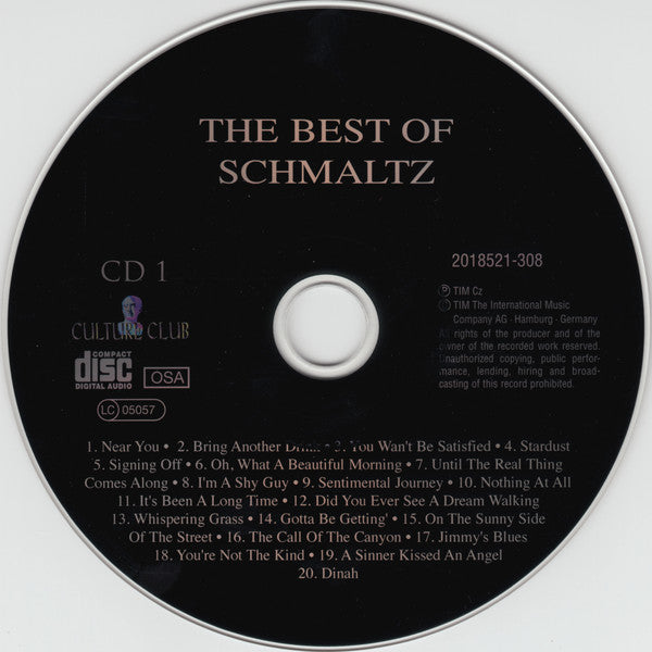 Various : The Best Of Schmaltz (2xCD, Comp, RM)