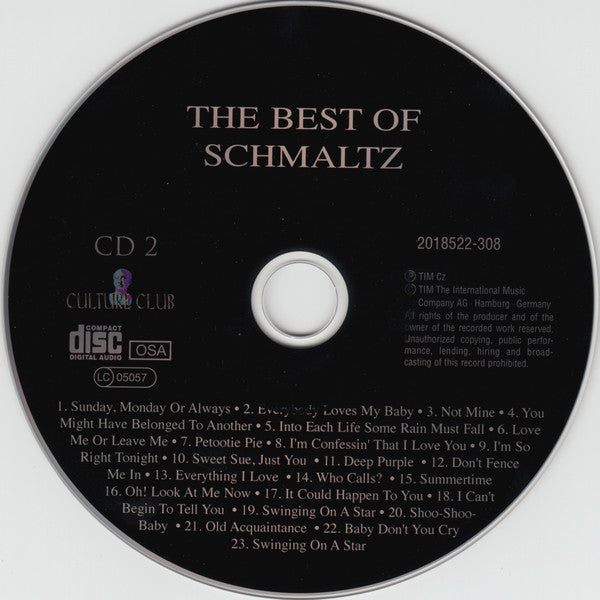 Various : The Best Of Schmaltz (2xCD, Comp, RM)