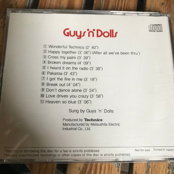 Guys 'n Dolls : Guys'n'Dolls (CD, Album, Promo)