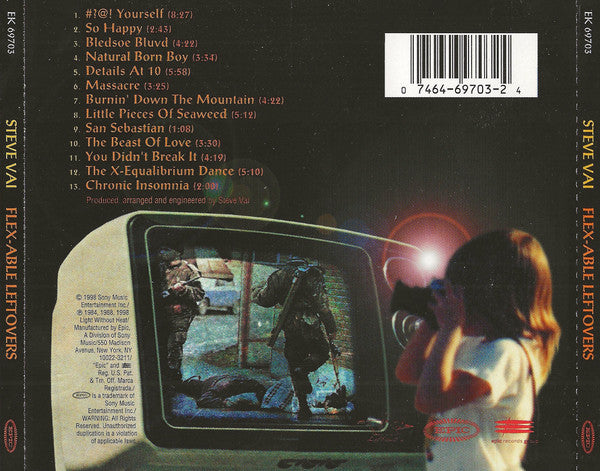 Steve Vai : Flex-Able Leftovers (CD, RE)