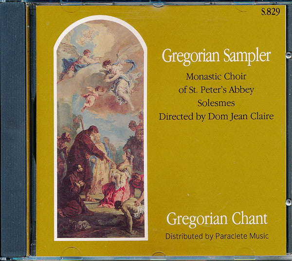 Monastic Choir Of St. Peter's Abbey Solesmes* Directed By Dom Jean Claire : Gregorian Chant: The Monks And Their Music / Gregorian Sampler (CD, Smplr + VHS)