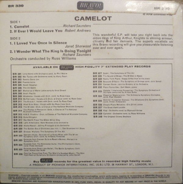 Various : Camelot (7", EP)