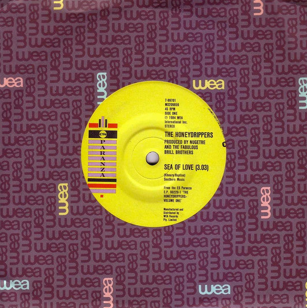 The Honeydrippers : Sea Of Love (7", Single)