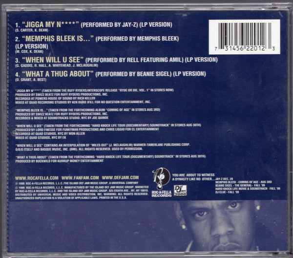Jay-Z : Jigga My N**** (CD, Single)