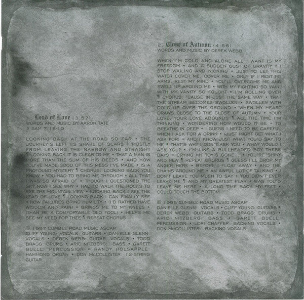 Caedmon's Call : Cædmon's Call (CD, Album)