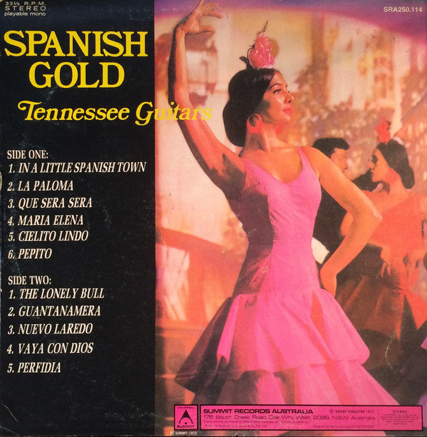 The Tennessee Guitars : Spanish Gold (LP, Album)