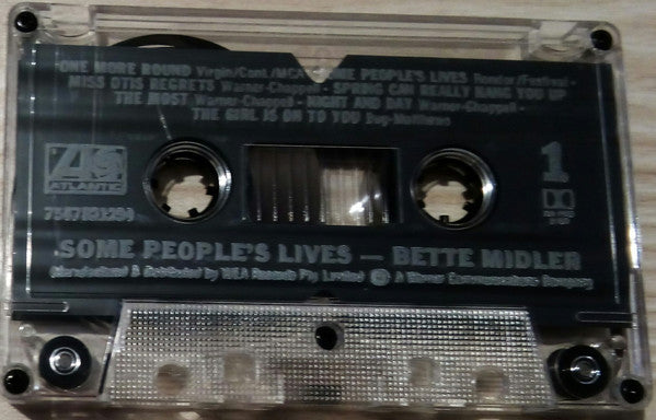 Bette Midler : Some People's Lives (Cass, Album)