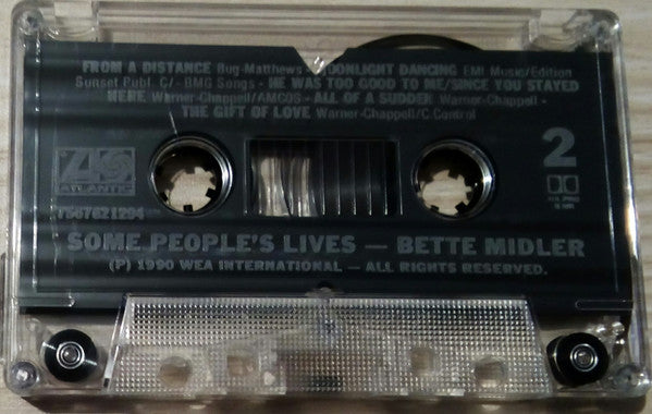 Bette Midler : Some People's Lives (Cass, Album)