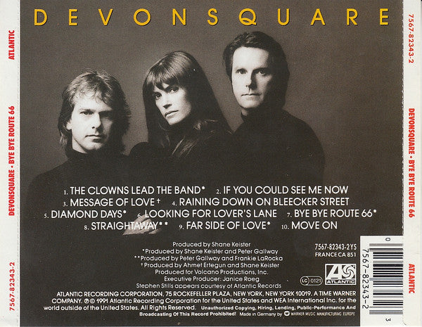 Devonsquare : Bye Bye Route 66 (CD, Album)
