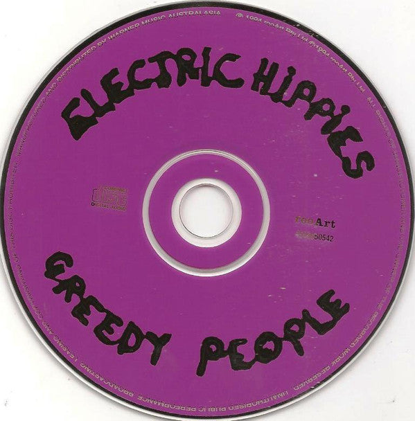 Electric Hippies : Greedy People (CD, Single)