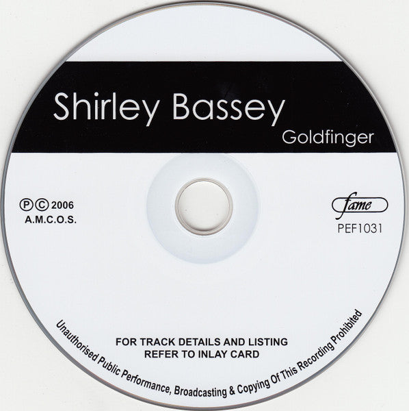 Shirley Bassey : Goldfinger (CD, Comp)