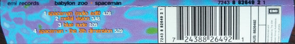 Babylon Zoo : Spaceman (CD, Single)