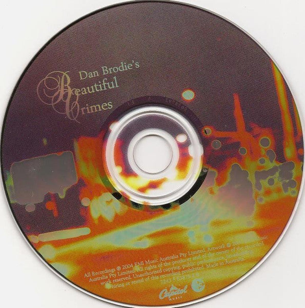 Dan Brodie : Beautiful Crimes (CD, Album, RE)