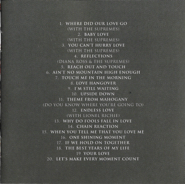 Diana Ross : One Woman - The Ultimate Collection (CD, Comp)