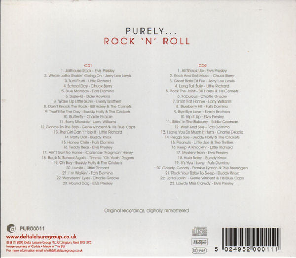 Various : Purely...Rock 'N' Roll (2xCD, Comp, Sli)