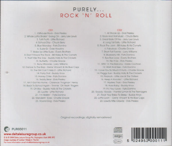 Various : Purely...Rock 'N' Roll (2xCD, Comp, Sli)