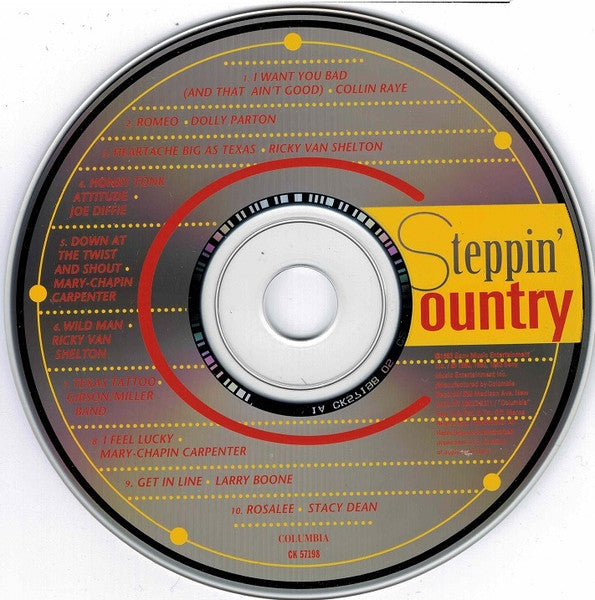 Various : Steppin' Country (CD, Comp)