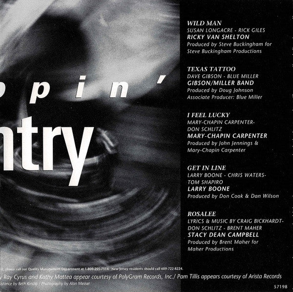 Various : Steppin' Country (CD, Comp)
