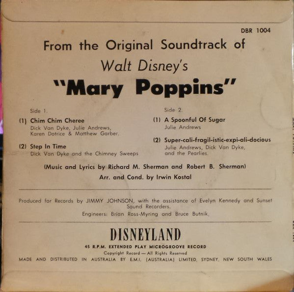 Various : Mary Poppins (7", EP)