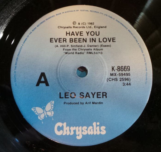 Leo Sayer : Have You Ever Been In Love (7", Single, Ltd)