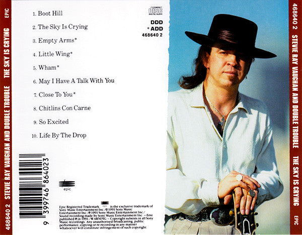 Stevie Ray Vaughan And Double Trouble* : The Sky Is Crying (CD, Album)