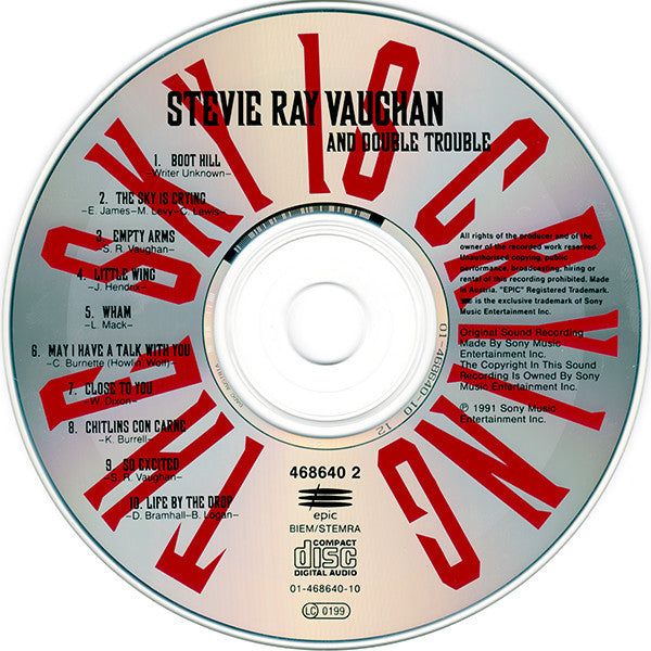 Stevie Ray Vaughan And Double Trouble* : The Sky Is Crying (CD, Album)