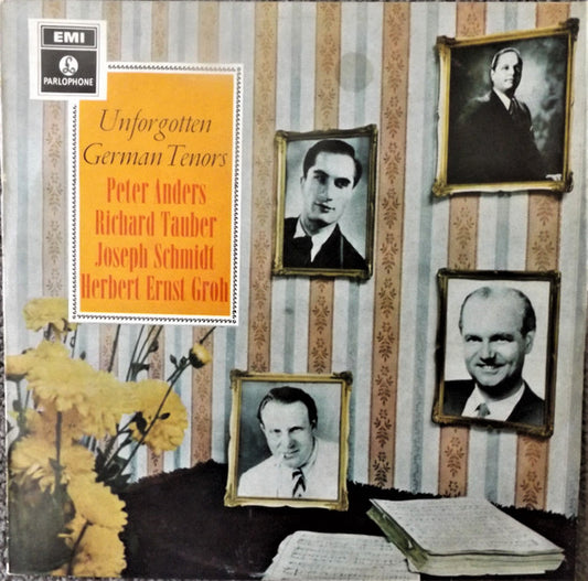 Various : Unforgotten German Tenors (LP, Comp, Mono)