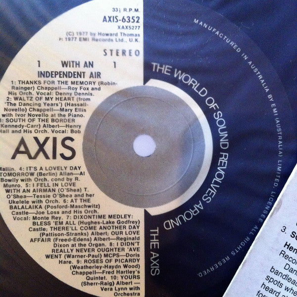 Various : Howard Thomas "With An Independent Air" (LP, Comp)