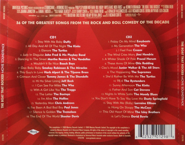 Various : The Boat That Rocked Movie Soundtrack (2xCD, Comp)