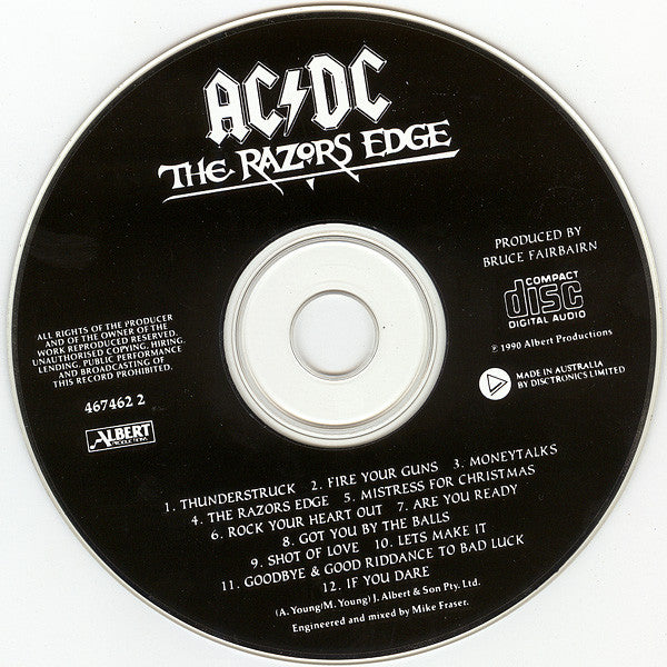 AC/DC : The Razors Edge (CD, Album)