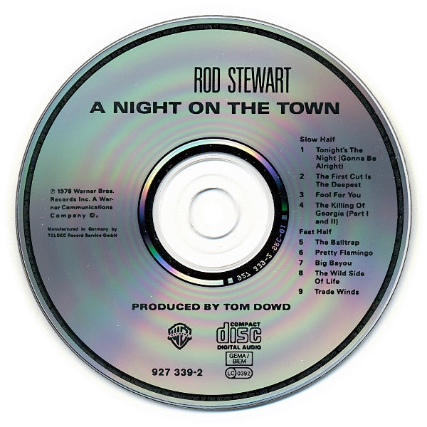 Rod Stewart : A Night On The Town (CD, Album, RE)