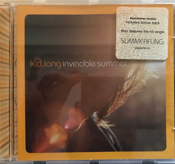 k.d. lang : Invincible Summer (CD, Album)